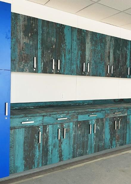 Cabinets in Khalsa School
